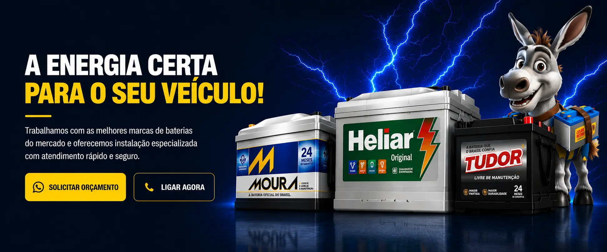 Ceará Baterias — A energia certa para o seu veículo