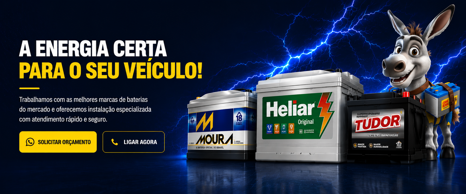 Ceará Baterias — A energia certa para o seu veículo
